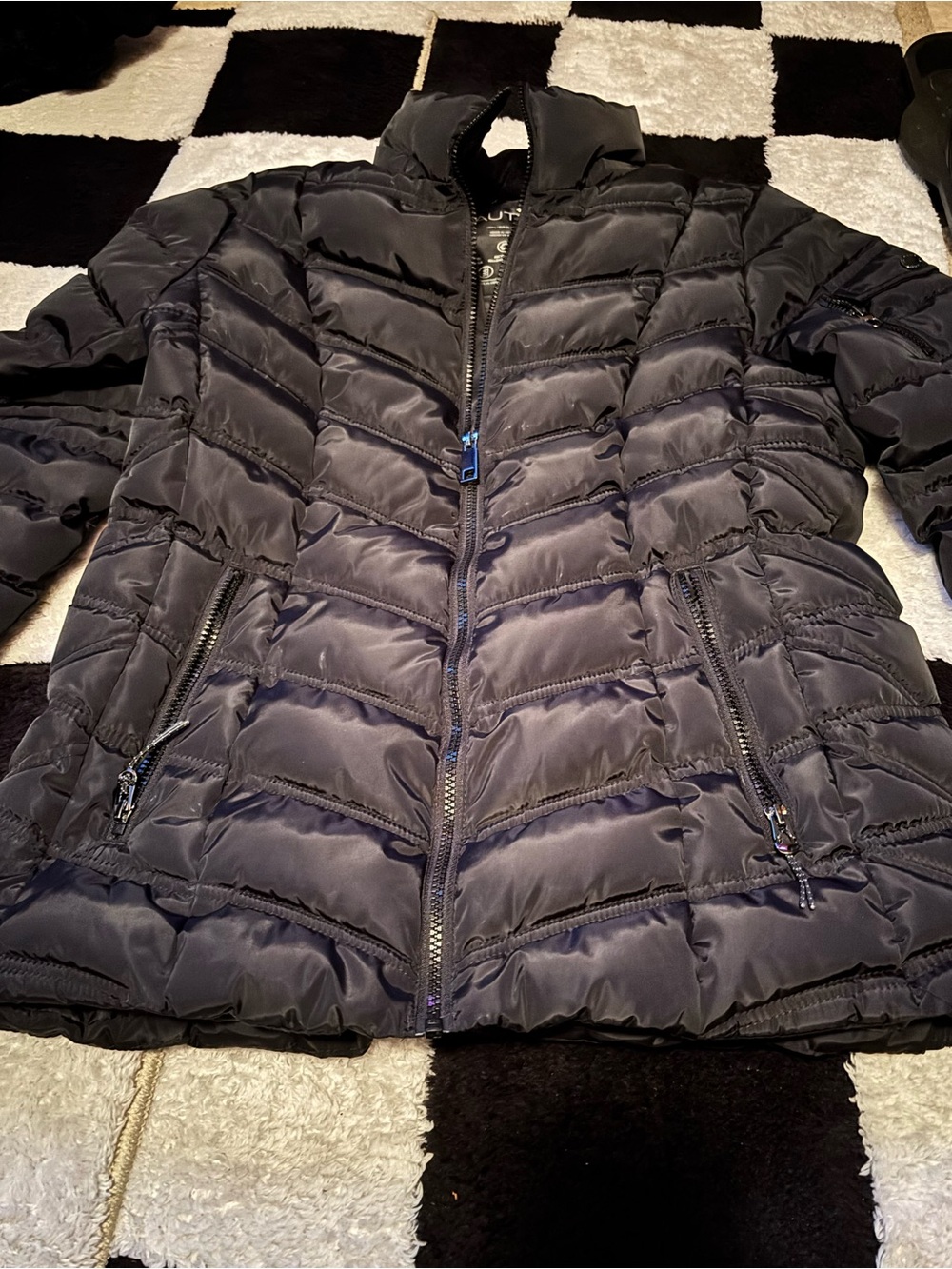 Nautica Black Quilted Puffer Jacket